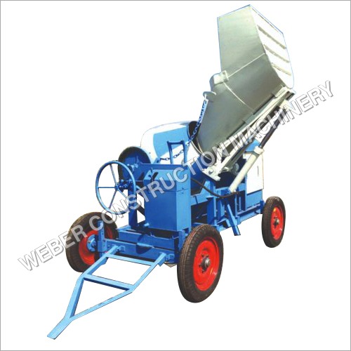 Weber Mobile Concrete Mixer with Hydraulic Hopper