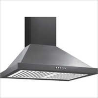 Black Powder Coated Kitchen Chimney Installation Type: Wall Mounted