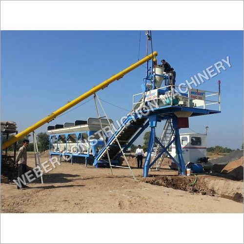 High Efficiency Weber Stationary Type Concrete Batching Plant