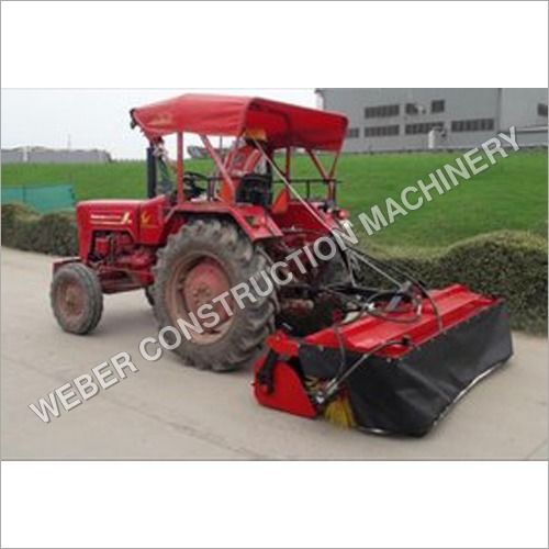 Weber Road Sweeper Machine - Nylon Brush System , High Efficiency with Manual Control and Low Maintenance