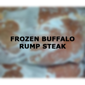Frozen Buffalo Rump Steak - Premium Quality Meat Cut | All-Natural, Deliciously Graded, Easy to Cook