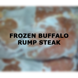 Frozen Buffalo Rump Steak