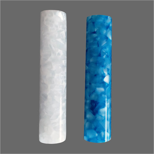 Fluorescent Marble Acrylic Round Rod