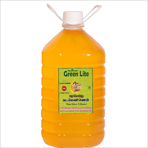 Cold Pressed Groundnut Oil (chekku, Ghani) 5 Ltr.