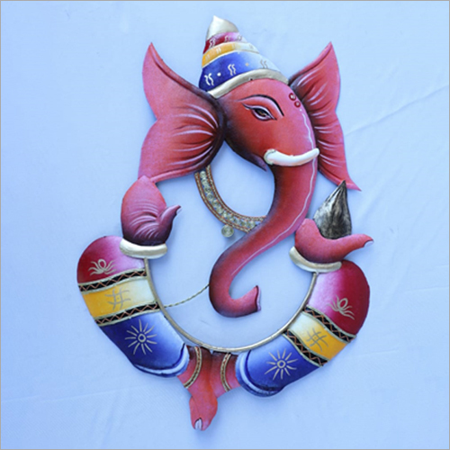 3D Ganesha Metal Wall Hanging