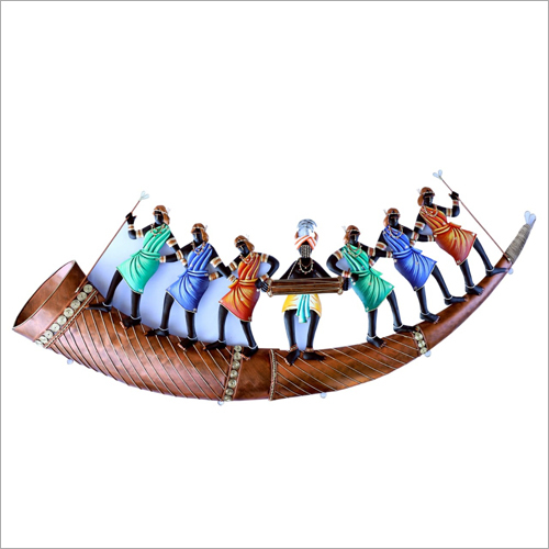 Trumpet 7 Adivasi People Wall Hanging