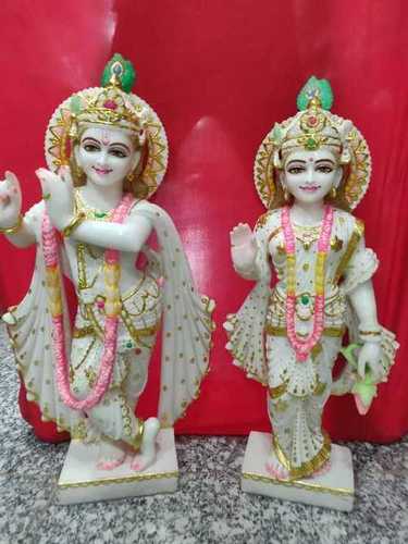 Vietnam Marble Radha Krishna Marble Statue