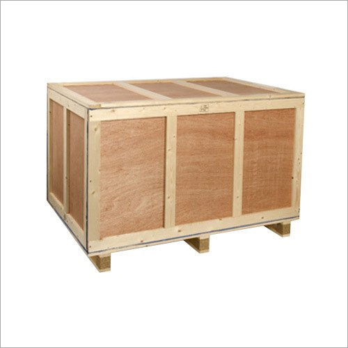 Wood Rectangular Plywood Storage Crate
