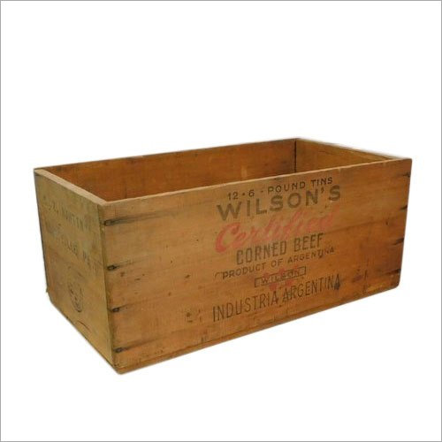 Vintage Wooden Packing Crate