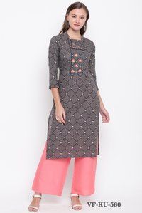 EMBROIDER RAYON DRESS