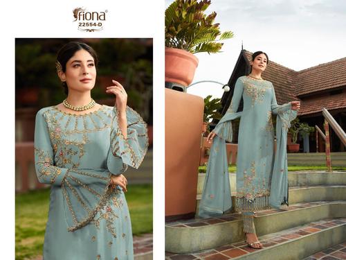 Skyblue Designer Salwar Kameez