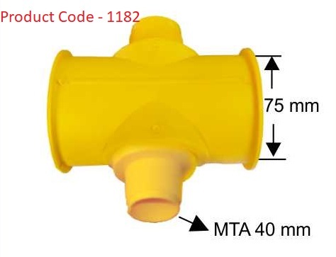 4 Way Coupler / 75 mm / MTA 40 mm