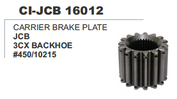 Carrier Brake Plate JCB 3cx Backhoe By CI CAR INTERNATIONAL PVT. LTD.