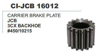 Carrier Brake Plate JCB  3cx Backhoe