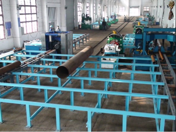Double Purpose Type Pipe Fabrication Production Line