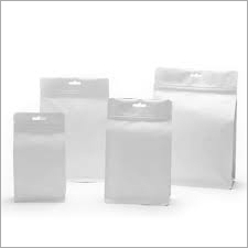 White Laminated Paper Bag