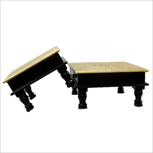 Handicraft Pooja Chowki Set Indoor Furniture