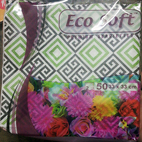 33X33 Ecosoft Printed Napkins