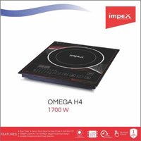 Impex Omega-H4 Touch Control Induction Cooktop Without Pot (1700 Watts,Black)