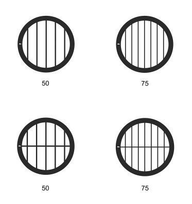 Parallel bar grids - Copper