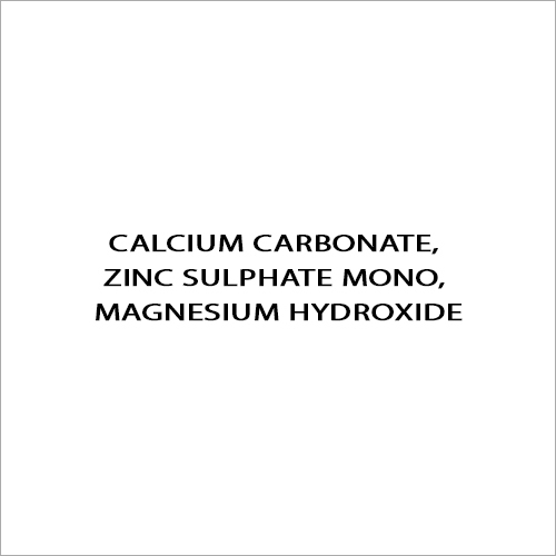 Calcium Carbonate - Zinc Sulphate Mono - Magnesium Hydroxide