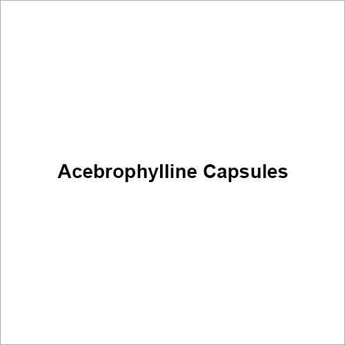 Acebrophylline Capsule Acebrophylline Capsule