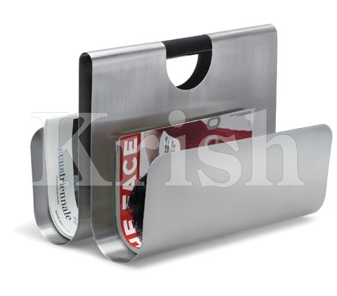 Stainless Steel 2 Way Out Magazine Rack
