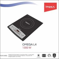 Impex Omega-L4 Light Weight Induction Cooktop Without Pot (1300 Watts,Black)