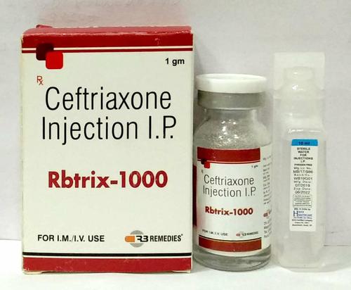 Ceftriaxone sodium 1gm