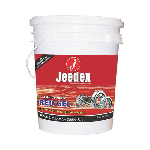 18 Kg Lithium Base Red Gel Grese