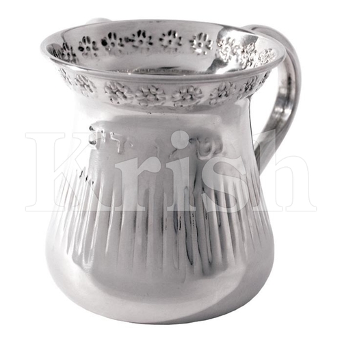 Pitcher Style Stainless Steel Washing Cup with 2 Handles - designer