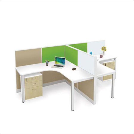 Green Modular Office Furniture, Size 1500 x 1200 mm