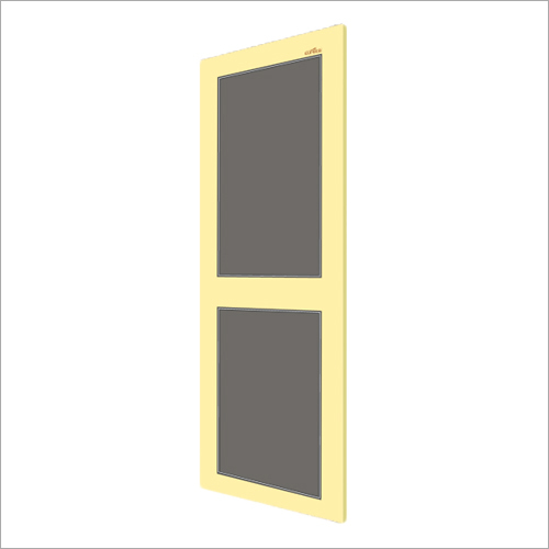 Ivory With Gray PVC Panel Door