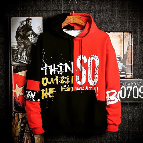 Available In Multiple Color Mens Printed  Hoodies