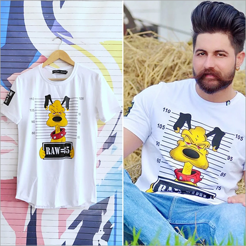 Mens Stylish T Shirt - Cotton Lycra, Sizes: S - XXL | O-Neck, Short Sleeves, Multiple Colors, Printed Pattern