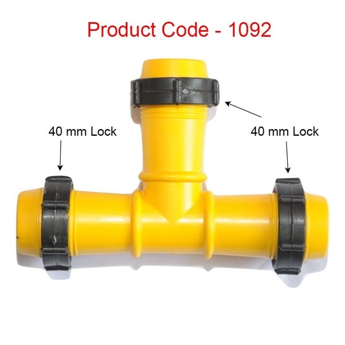 Tee Connector / 40 mm Lock
