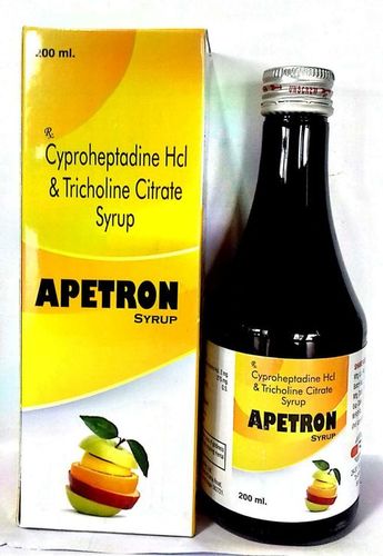 Cyproheptadine Tricholine citrate Sorbitol Syrup