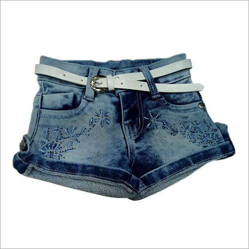 Available In Different Color Kids Denim Shorts
