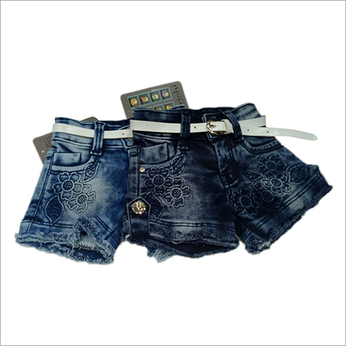 Available In Different Color Kids Fashionable Denim Shorts