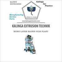 Monolayer Blown Film Plant Rotating Die