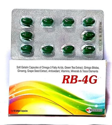 Anti Oxidant with Omega-3 Fatty Acid, Trace Elements Green Tea, Grapes Seed Extracts By R B REMEDIES PVT. LTD.