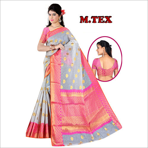 Spring Ladies Printed Silk Saree