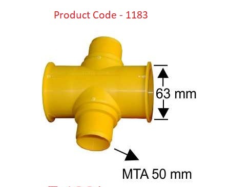 4 Way Coupler / 63 mm / MTA 50 mm