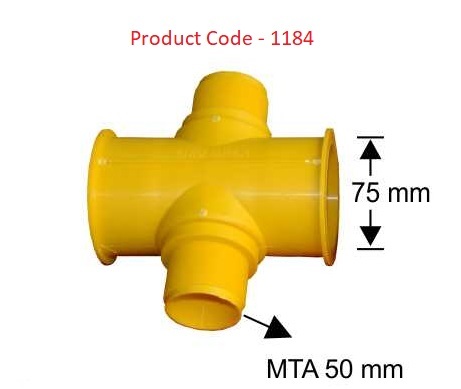 4 Way Coupler / 75 mm / MTA 50 mm