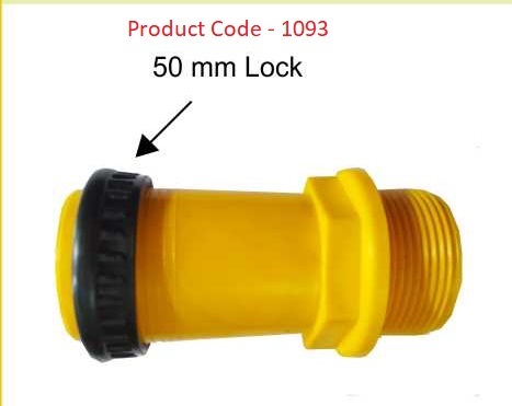 Adaptor MTA 50 mm / 50 mm Lock