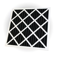 Metal Frame Pleated Activated Carbon Panel Filter
