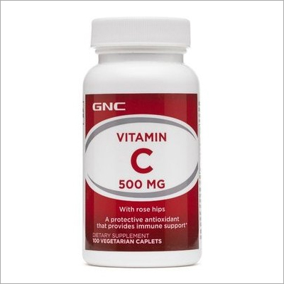 500 Mg Vitamin C With Rose Hips Vegetarian Caplets Health Supplements