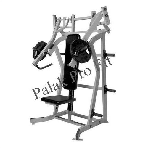 Incline Press Machine - Polished Iron, Black Seat Color | Adjustable, Endurance and Strength Training, 1 Year Warranty