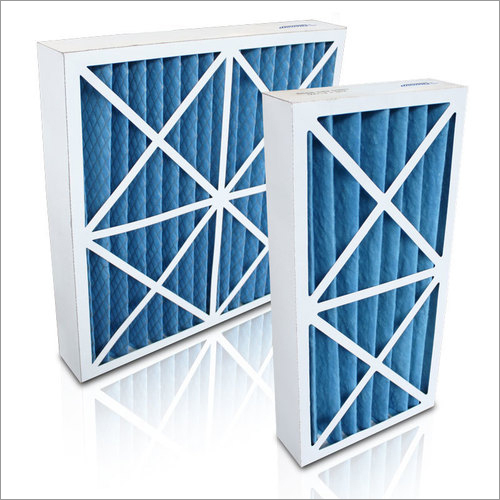 Cardboard Panel Pleated Filter For Air Filtration Systems - Color: White