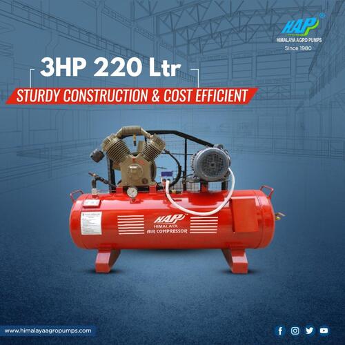 3 HP 220 LTR HIGH SPEED AIR COMPRESSOR